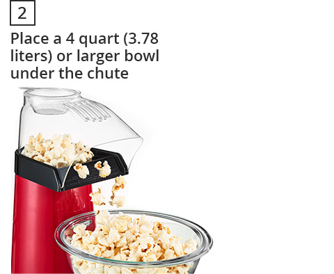 How to make popcorn step 2
