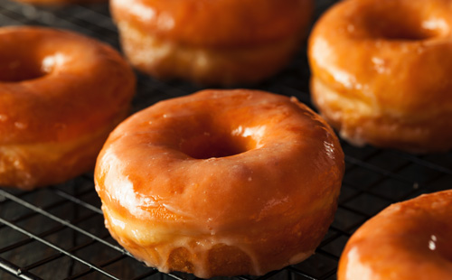 Apple Mini Donuts with Cinnamon Glaze
