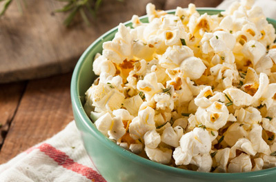 Rosemary Garlic Popcorn